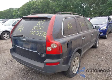 2004 Volvo Xc90 2.5T Awd z USA, uszkodzony, nr VIN YV1CZ59H941044775